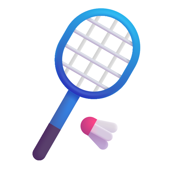 Badminton Color Vector