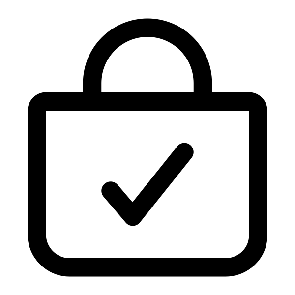 Bag Check Outline