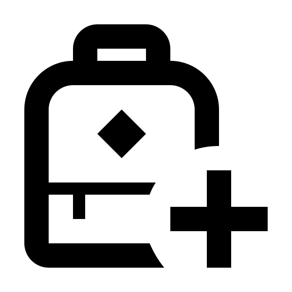 Bag Personal Plus Outline