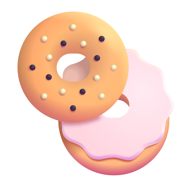 Bagel Color Vector