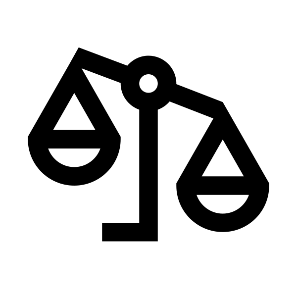 Balance Scale Right Solid
