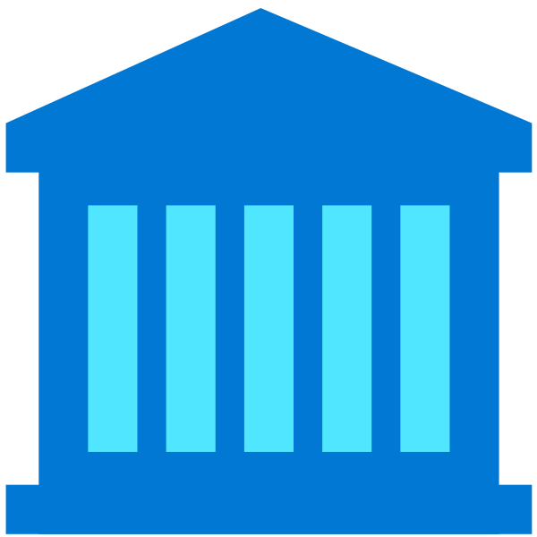 Bank Blue Vector