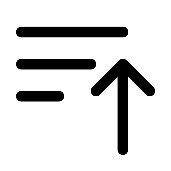 Bars Arrow Up