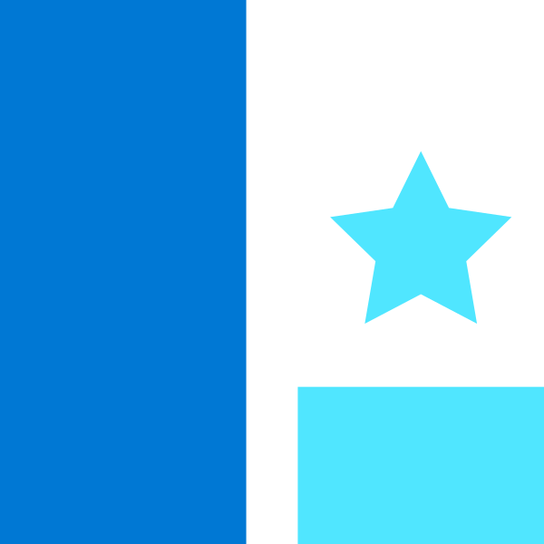 Bars With Star Vector