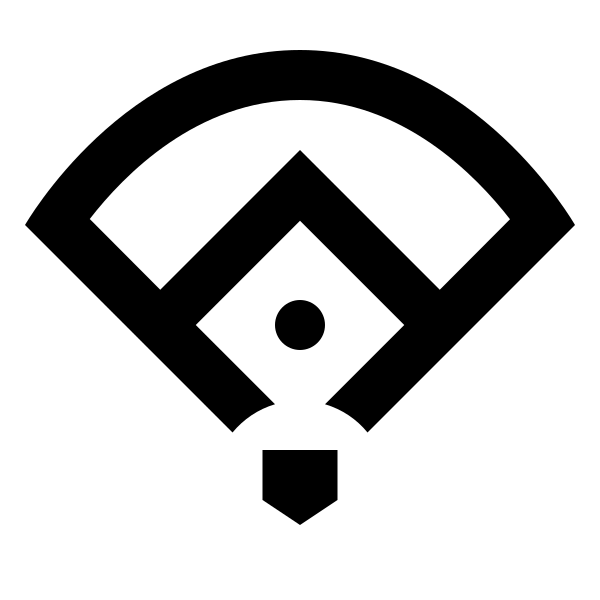 Baseball Diamond Outline