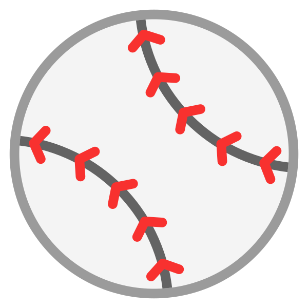 Baseball Flat Vector
