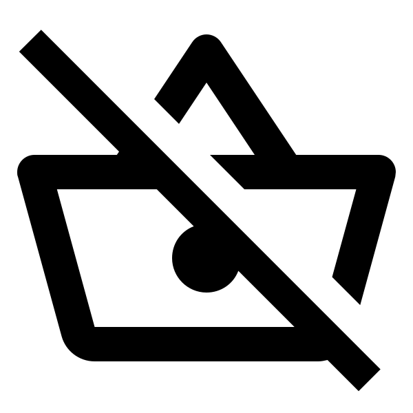 Basket Off Outline