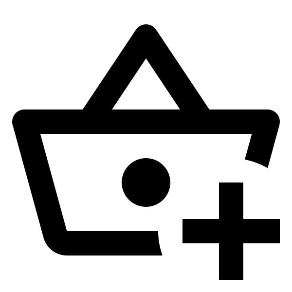 Basket Plus Outline