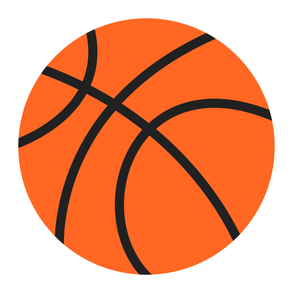 Basketball Flat Vector