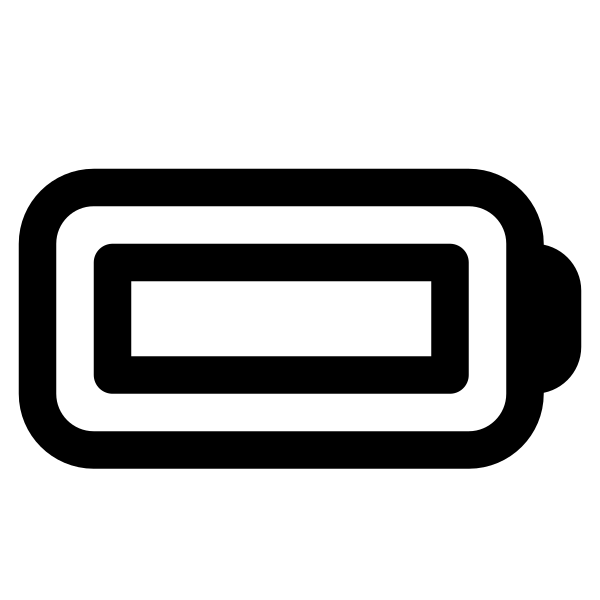 Battery 100 Vector
