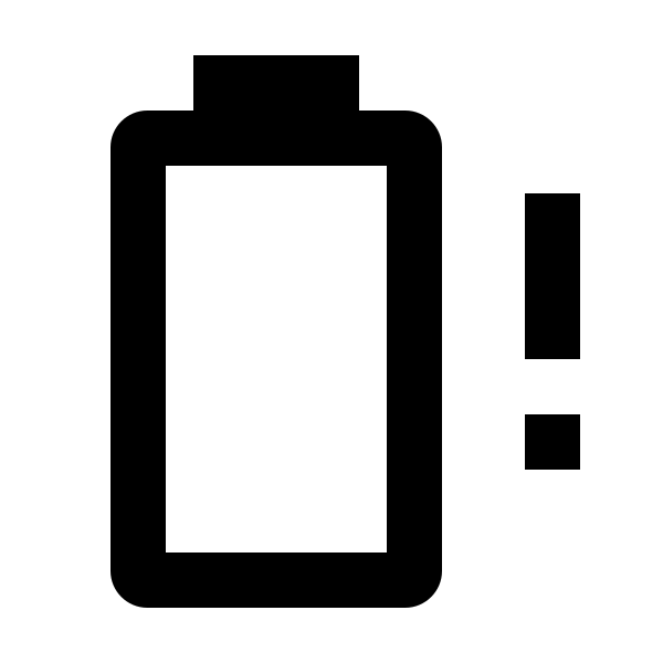 Battery Alert Variant Outline