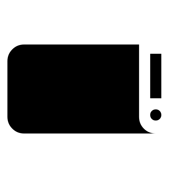 Battery Android Alert Fill