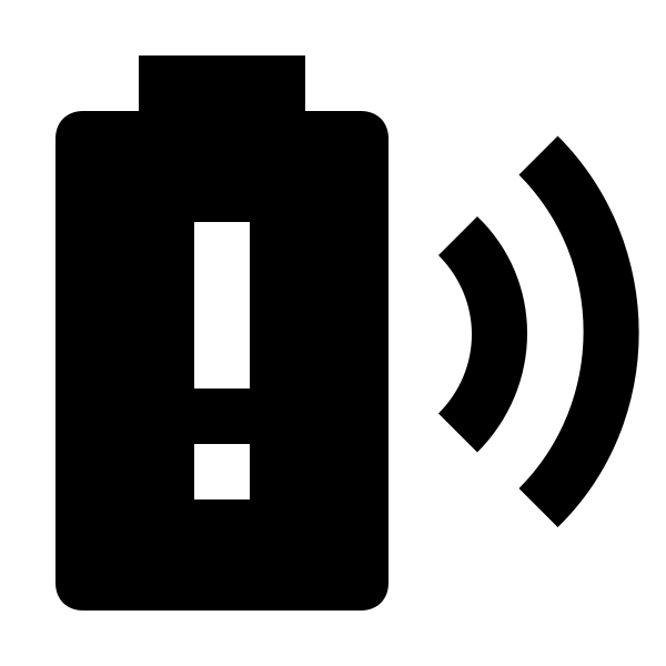 Battery Charging Wireless Alert