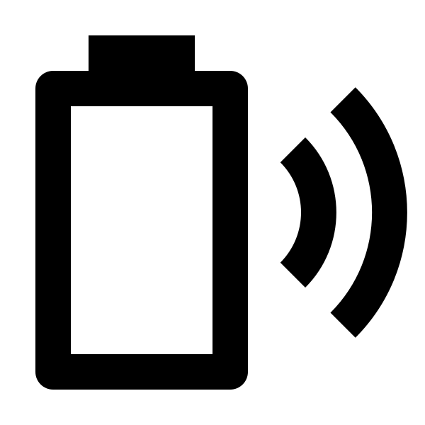 Battery Charging Wireless Outline