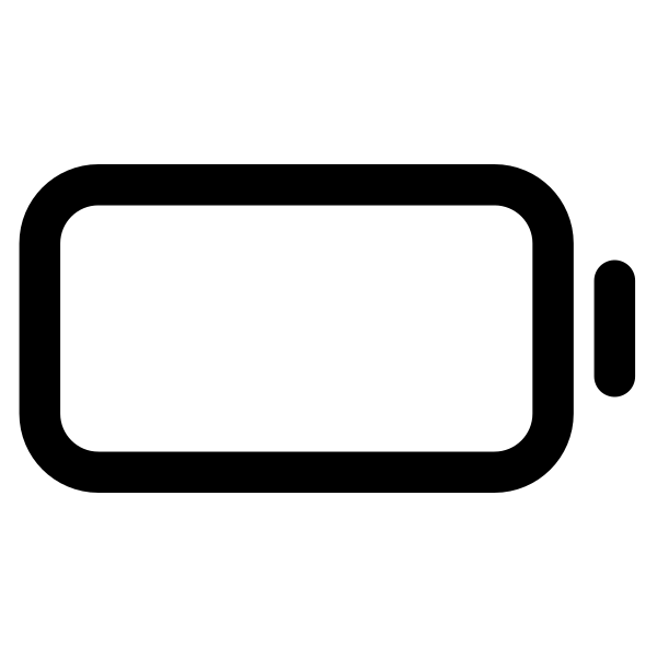 Battery Dead Outline