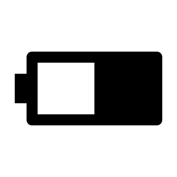 Battery Horiz 050 Fill