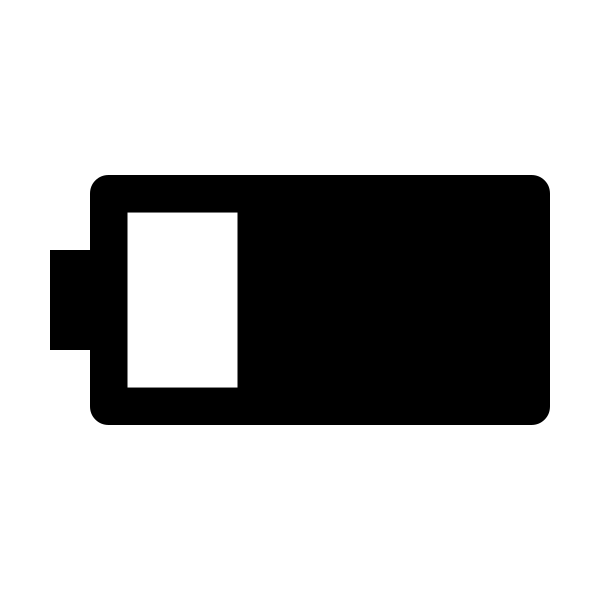 Battery Horiz 075 Fill