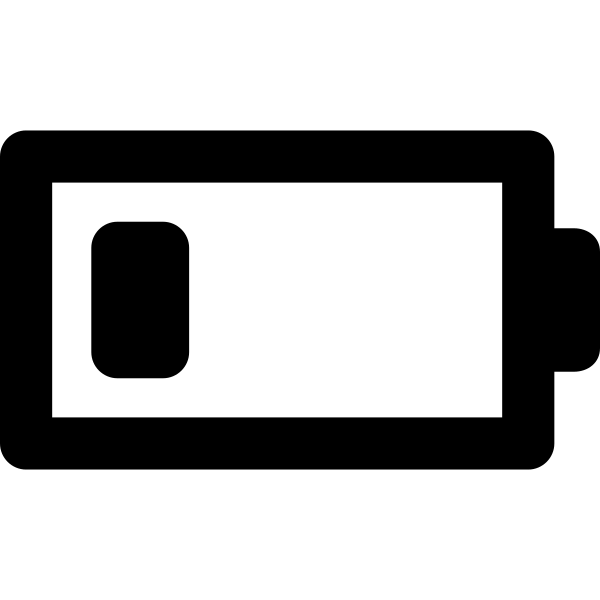 Battery Low Vector