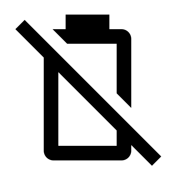 Battery Off Outline