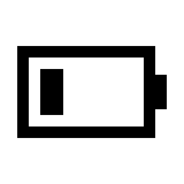 Battery Quarter Solid Vector