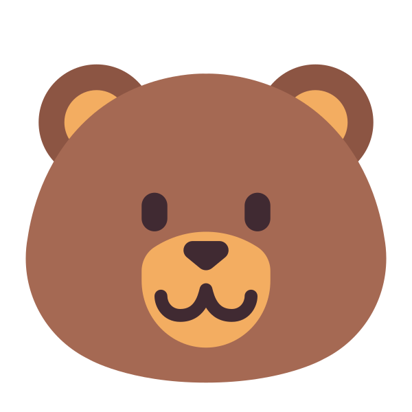 Bear Flat Vector