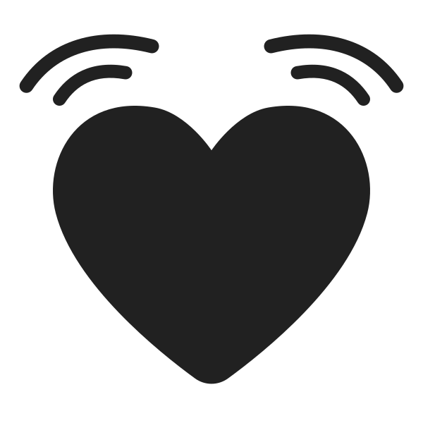 Beating Heart High Contrast