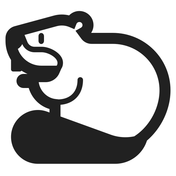 Beaver High Contrast