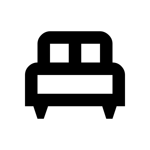 Bed Double Outline