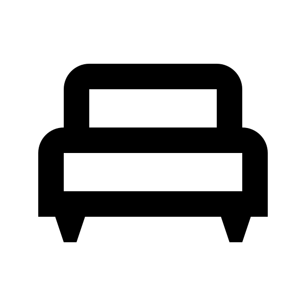 Bed Queen Outline