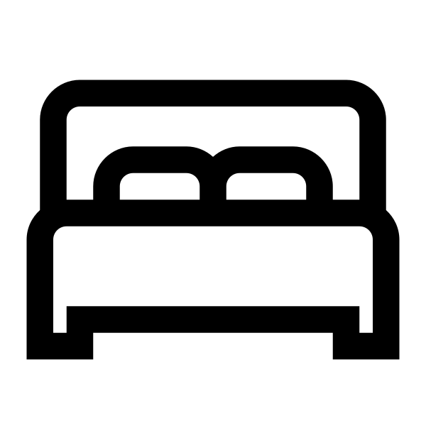 Bed Solid Vector