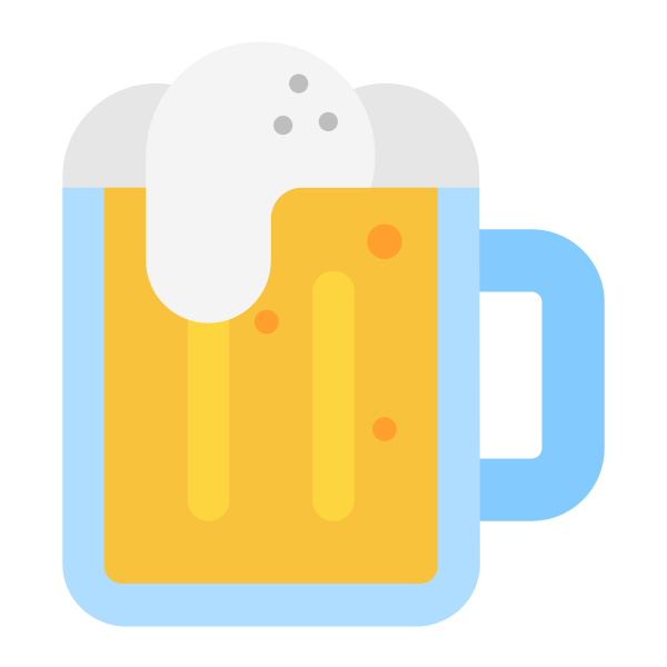 Beer Mug Flat Vector
