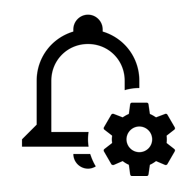 Bell Cog Outline