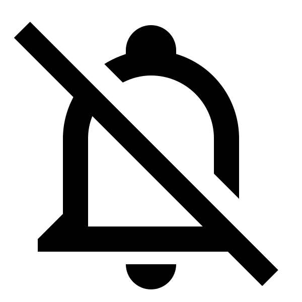 Bell Off Outline
