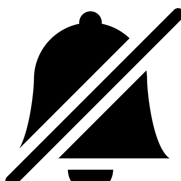 Bell Slash Fill