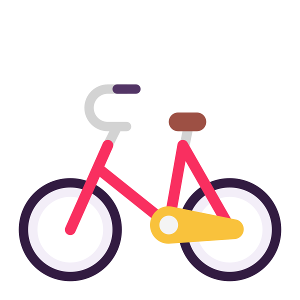 Bicycle Flat Vector