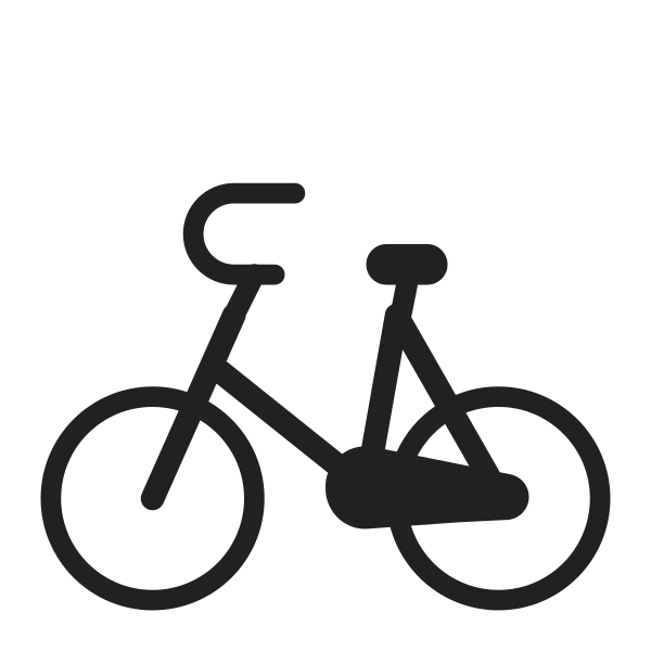Bicycle High Contrast Vector