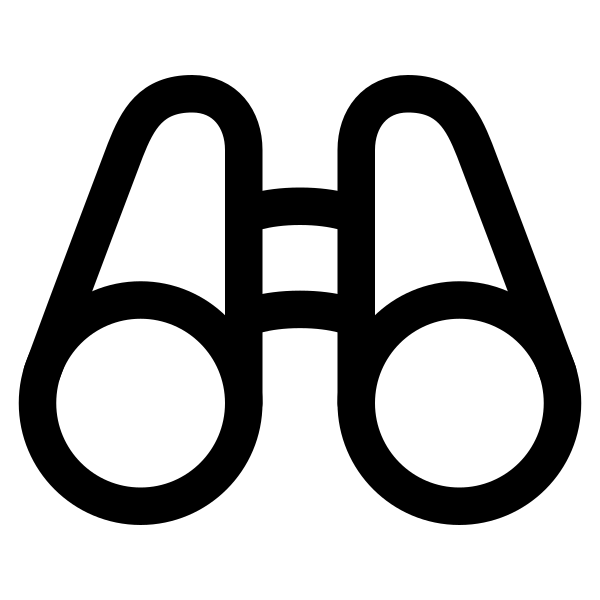 Binoculars Outline