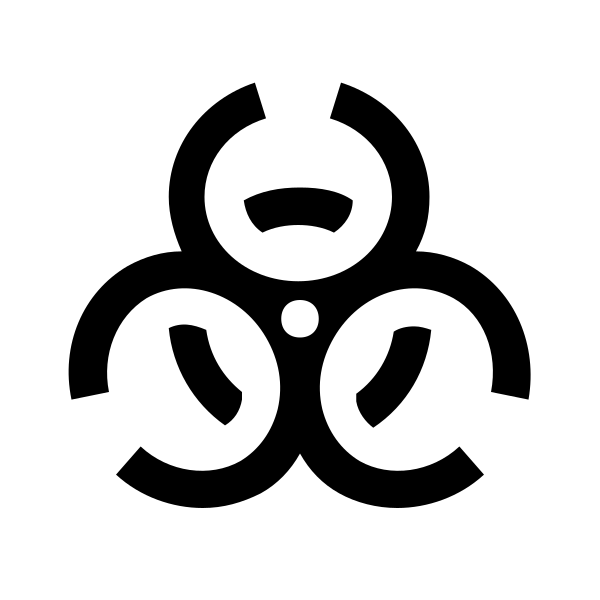 Biohazard Solid Vector