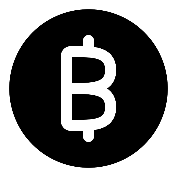 Bitcoin Circle Vector
