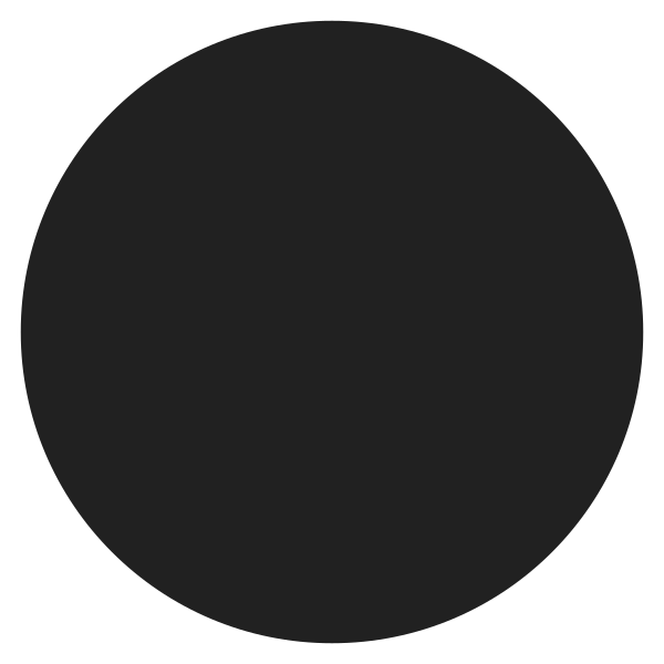 Black Circle High Contrast Vector