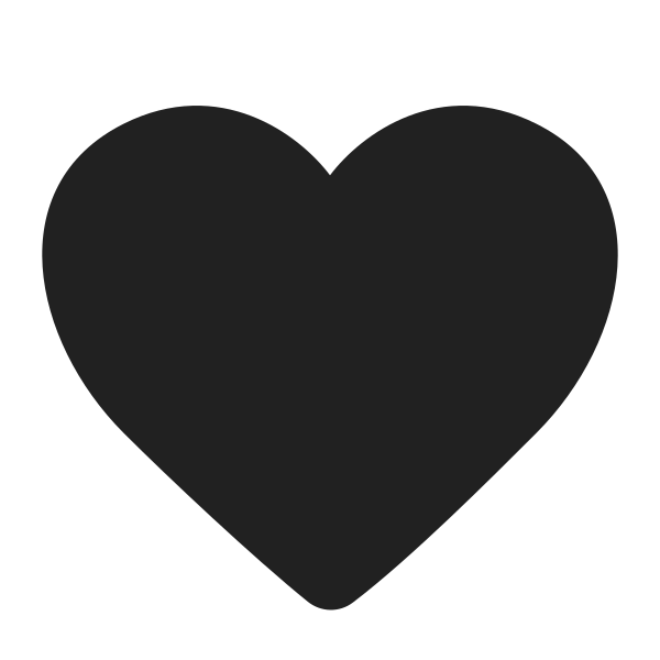 Black Heart High Contrast