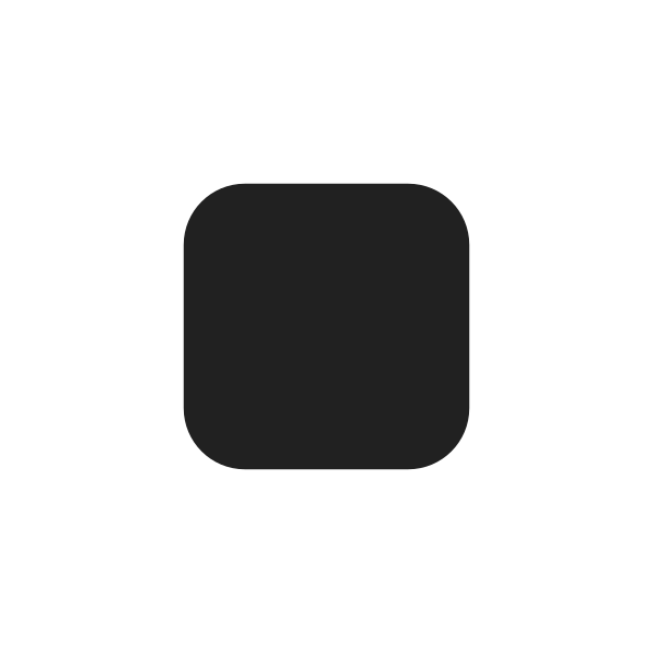 Black Small Square High Contrast Vector