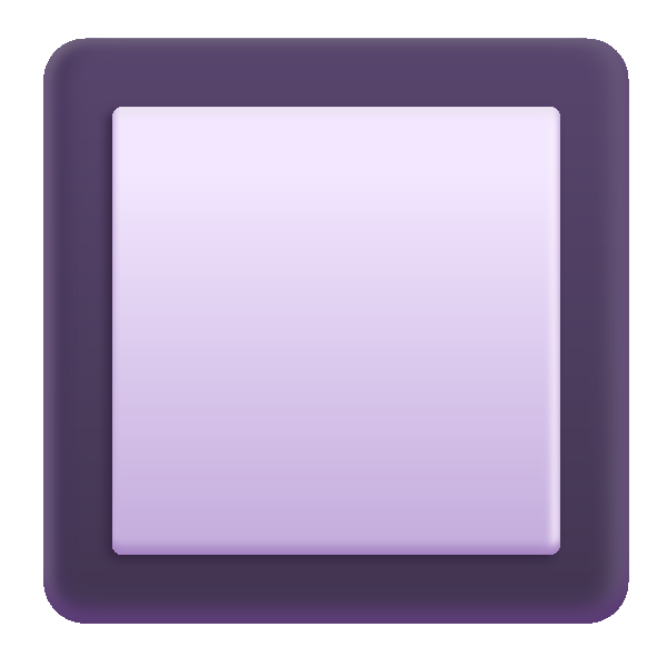 Black Square Button Color Vector