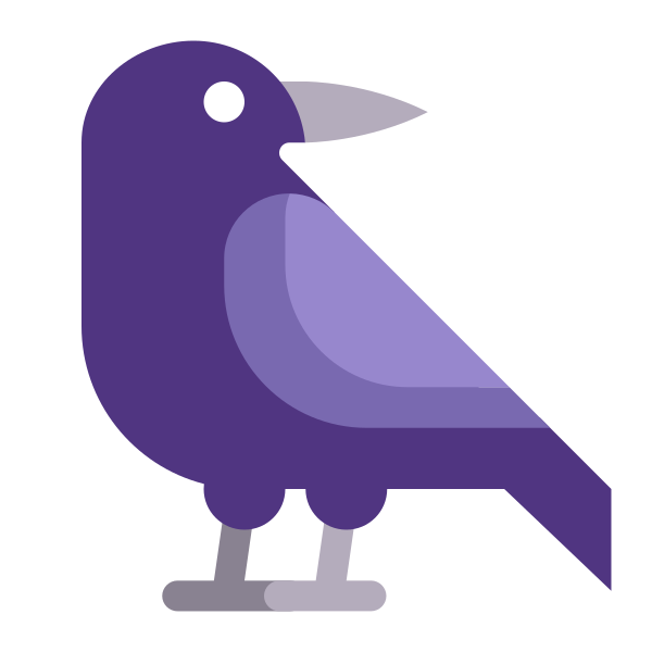 Blackbird Flat Vector