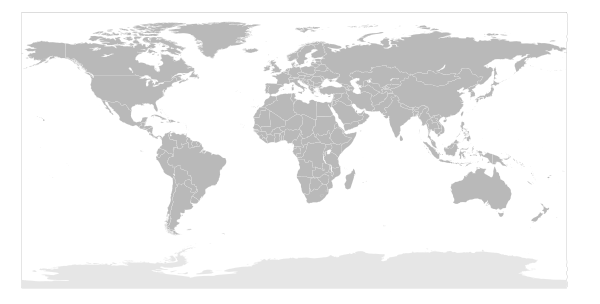 BlankMap World Equirectangular Vector