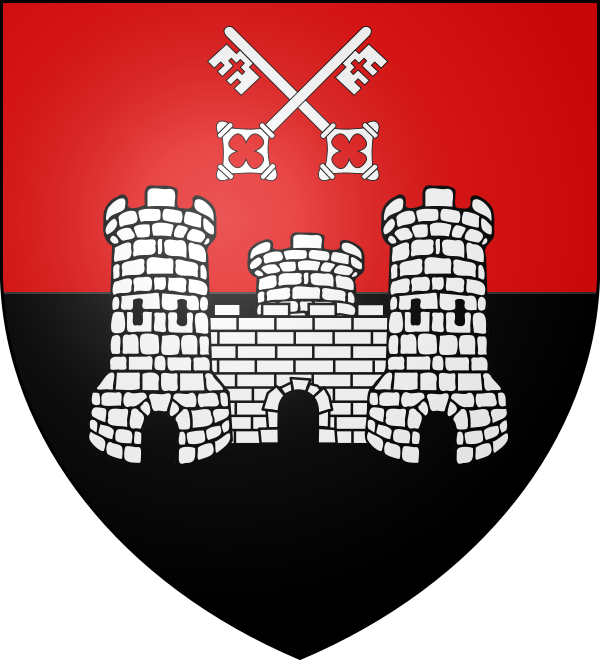 Blason Ville Fr Château Gaillard (Ain)