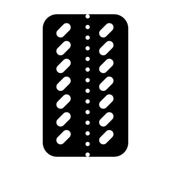 Blister Pills Oval X14
