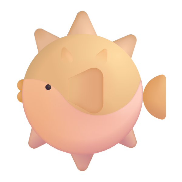 Blowfish Color Vector