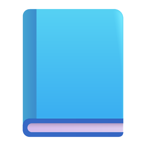 Blue Book Color Vector