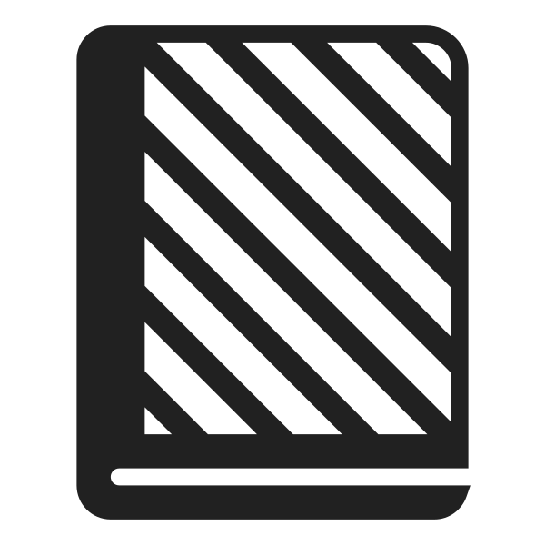 Blue Book High Contrast Vector
